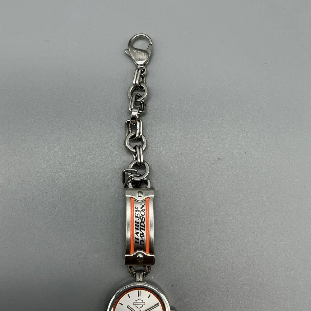 Bulova Harley-Davidson Womens Watch 22mm 76L035 Steel Bracelet New Battery 7.5